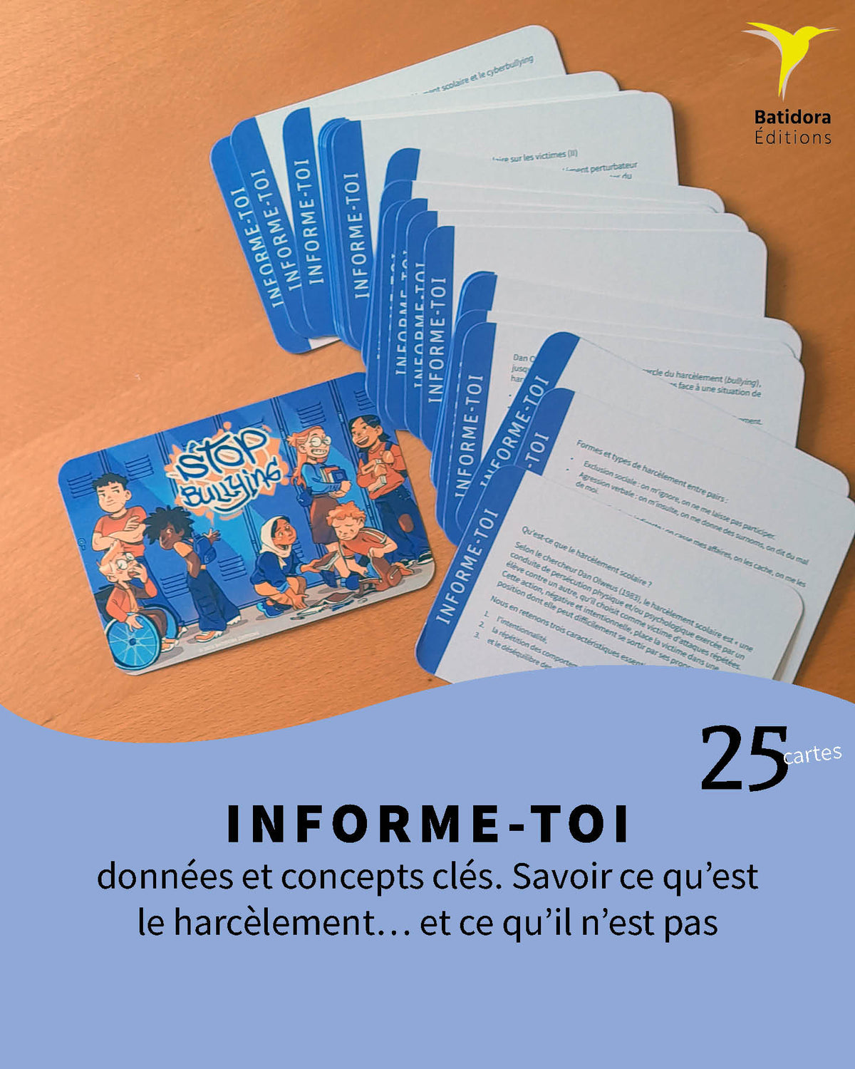 STOP Bullying édition française — 133 cartes contre le harcèlement