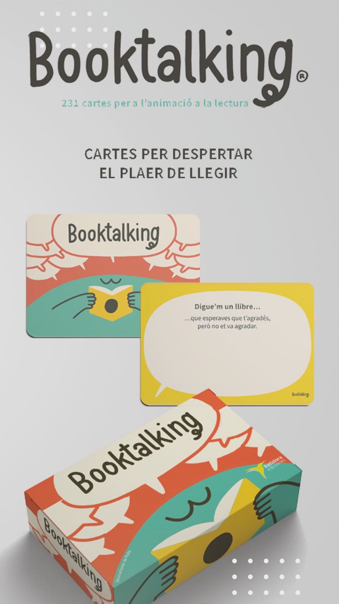 Booktalking — Cartes que converteixen els llibres en conversa